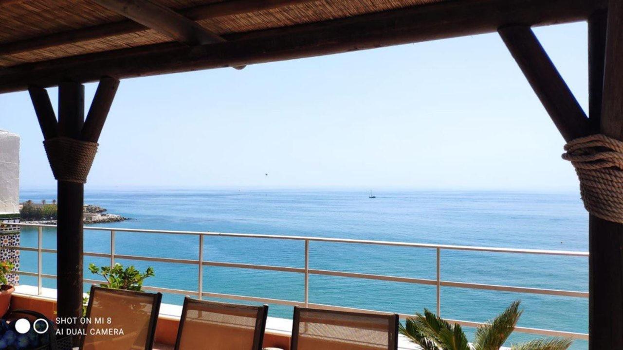 Holidays2Fuengirola Duplex With Stunning Sea View, Terraces,1St Line Beside Port Esterno foto