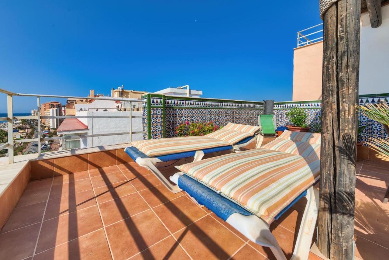 Holidays2Fuengirola Duplex With Stunning Sea View, Terraces,1St Line Beside Port Esterno foto