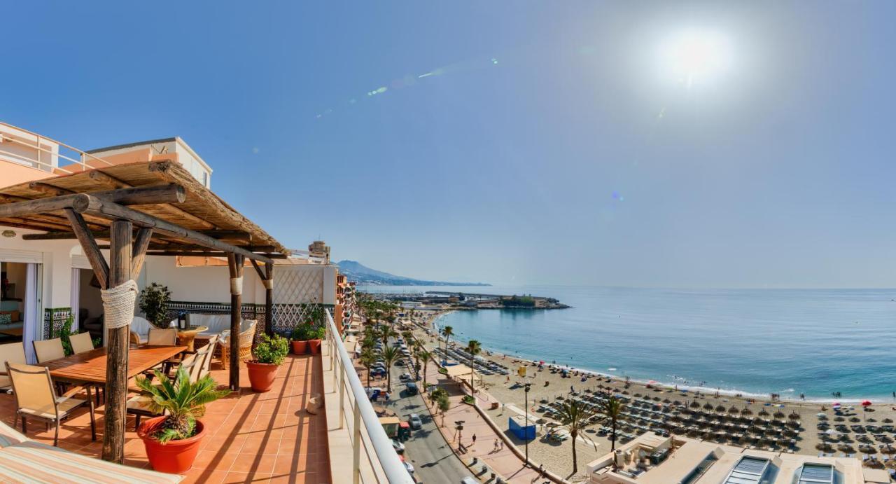 Holidays2Fuengirola Duplex With Stunning Sea View, Terraces,1St Line Beside Port Esterno foto